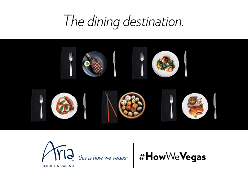 Aria ‘How We Vegas – The Dining Destination’ Slider Billboard