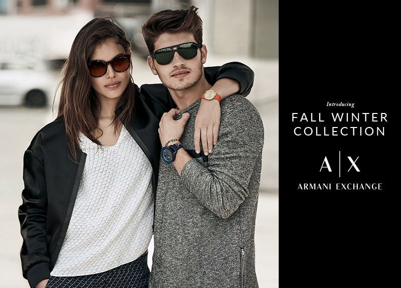 Armani Exchange Winter Collection Responsive Shoppable Billboard