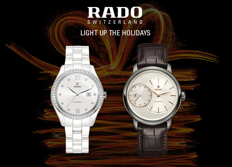 Rado Switzerland ‘Light Up the Holidays’ Overlay Product Gallery