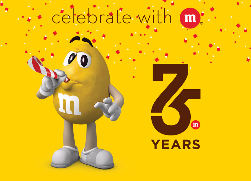 M&Ms 75 Years Celebration Video Push