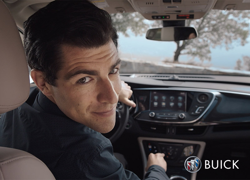 Buick Envision with Max Greenfield Video Display