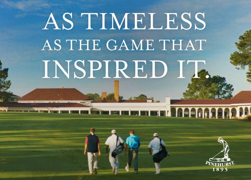 Pinehurst ‘Timeless’ Spring Packages Campaign